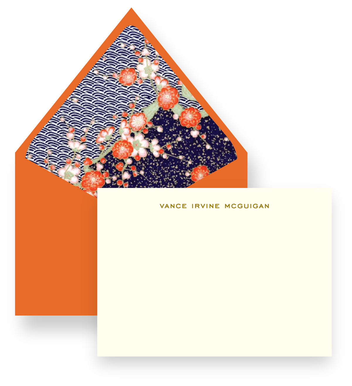 Clementine Letterpress Note